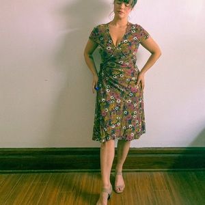 Vintage 1970s Wrap Dress